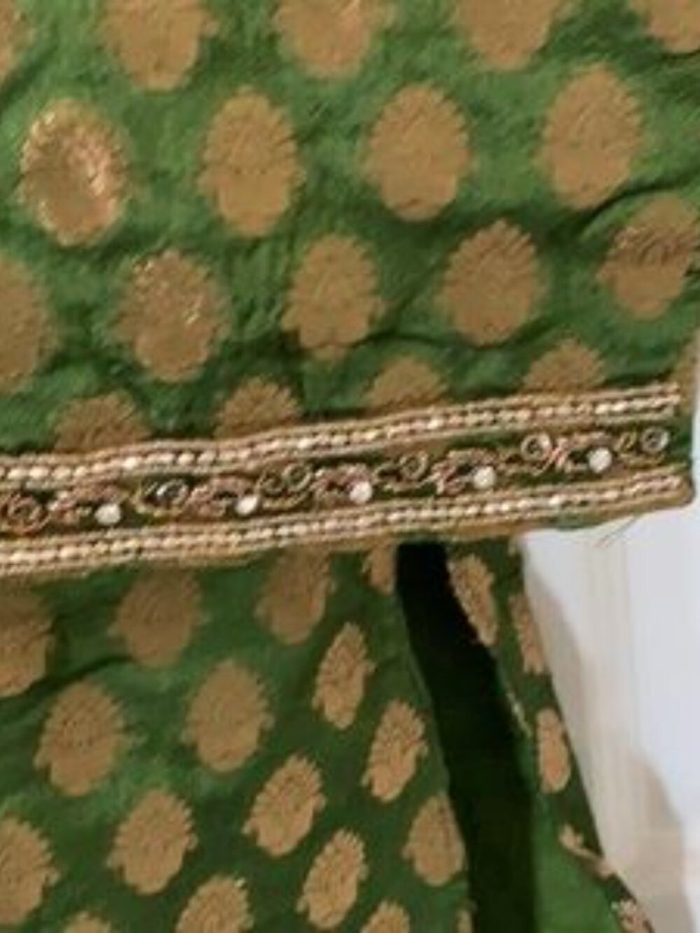 Men’s Grand Designer Sherwani Kurta pyjama Dupatta and shoe size XL - Picture 6 of 16